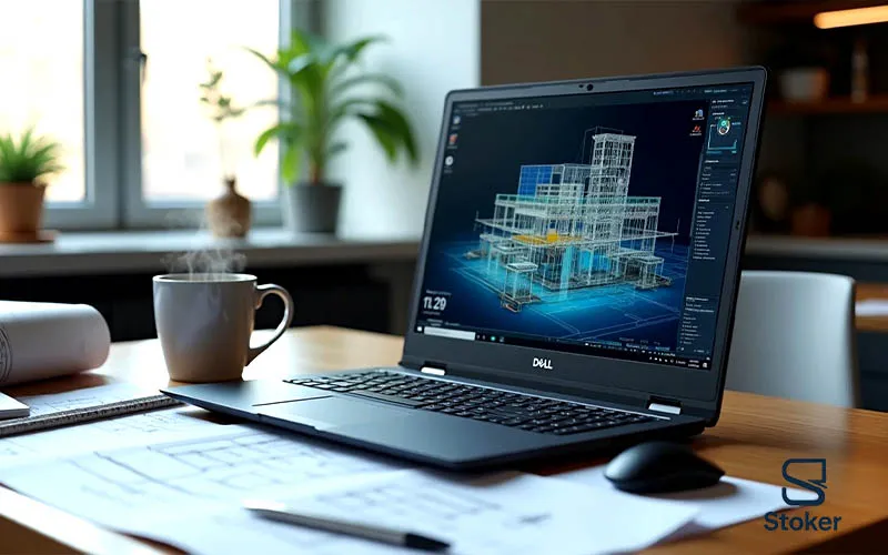 لپ تاپ استوک دل مناسب برای طراحی و اداری
