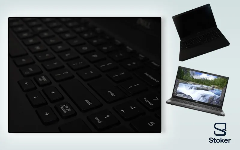 کیبورد و تاچپد لپتاپ استوک Dell 5501